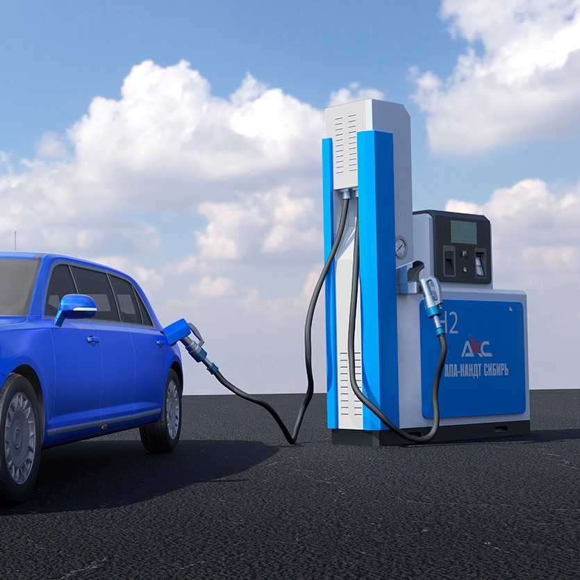 Диспенсер водорода для давлений 35/70 МПа