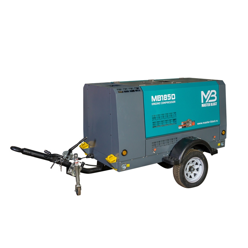 Винтовой дизельный компрессор Master Blast MB-185D-7