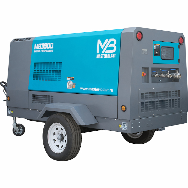 Винтовой дизельный компрессор Master Blast MB-390D-15