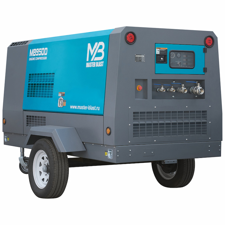 Винтовой дизельный компрессор Master Blast MB-950D-10