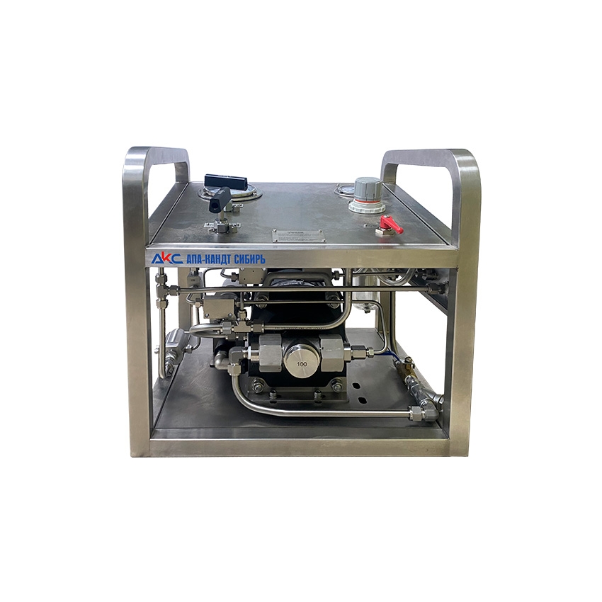 установка для гидравлических испытаний 100 мпа AKS-HS-HF-1D-120