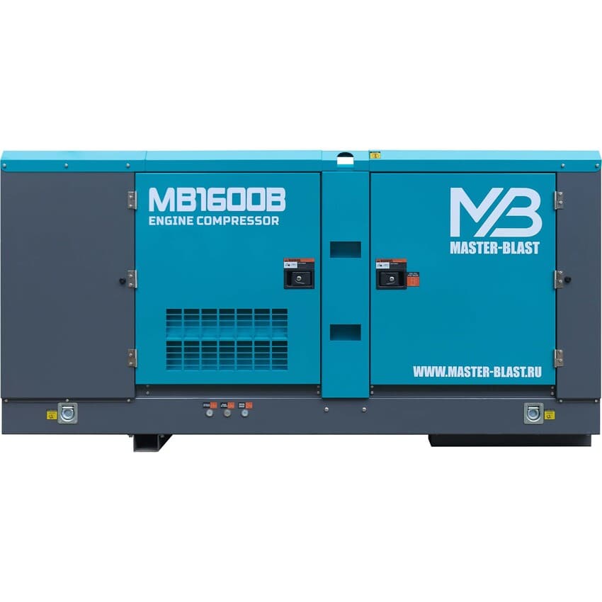 Винтовой дизельный компрессор Master Blast MB-1600B-17