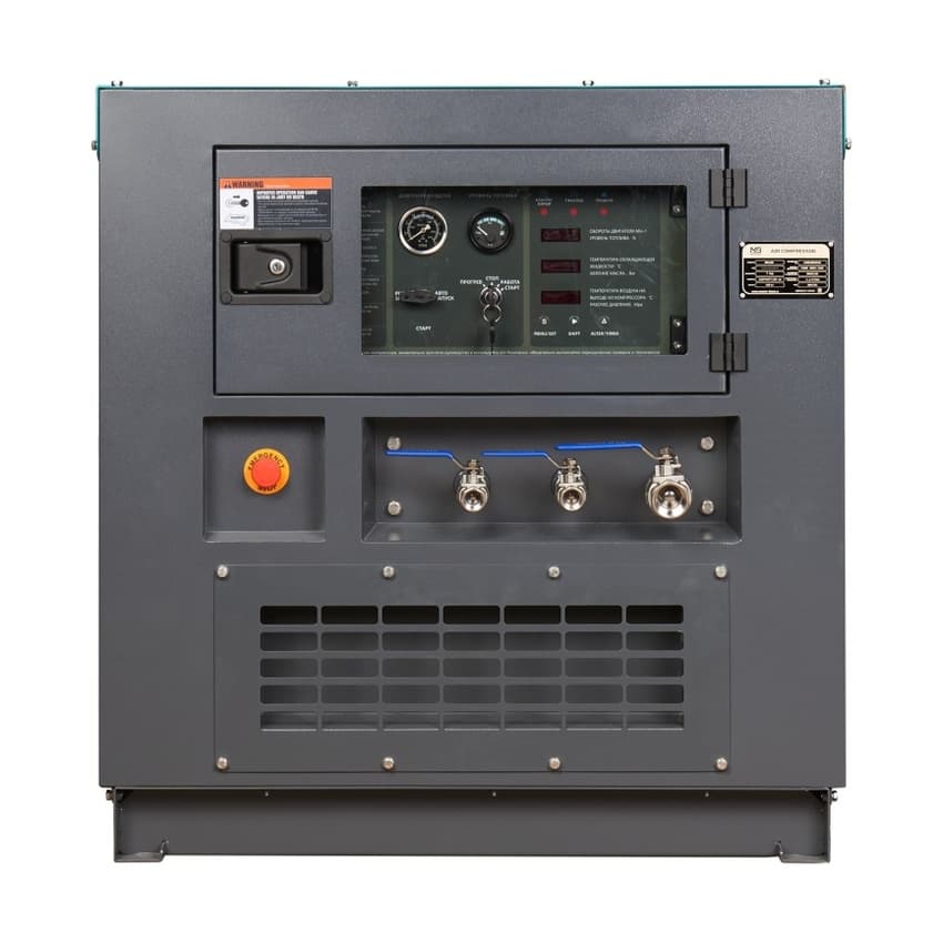 Винтовой дизельный компрессор Master Blast MB-185B-7+AC