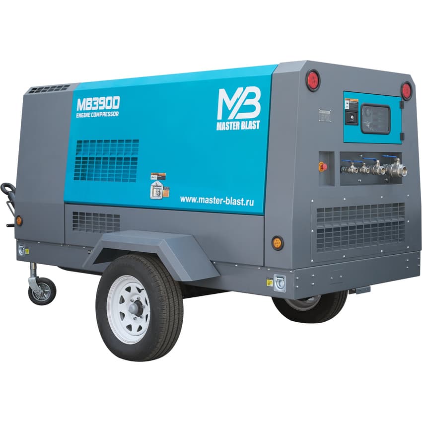 Винтовой дизельный компрессор Master Blast MB-390D-15