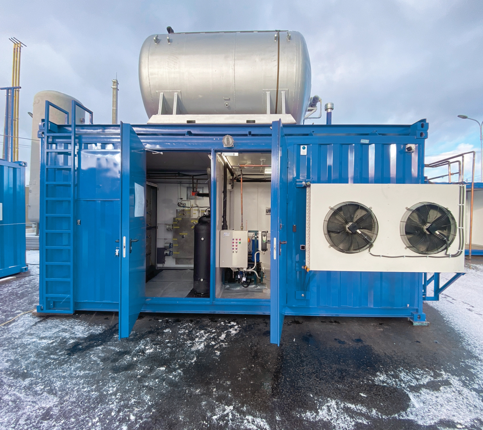 Станция снежинка монтажные работы