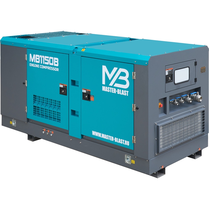 Винтовой дизельный компрессор Master Blast MB-1150B-30