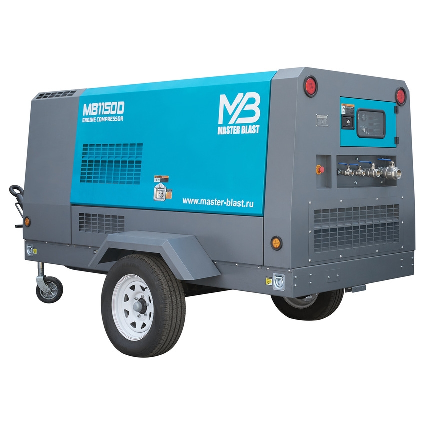 Винтовой дизельный компрессор Master Blast MB-1150D-30