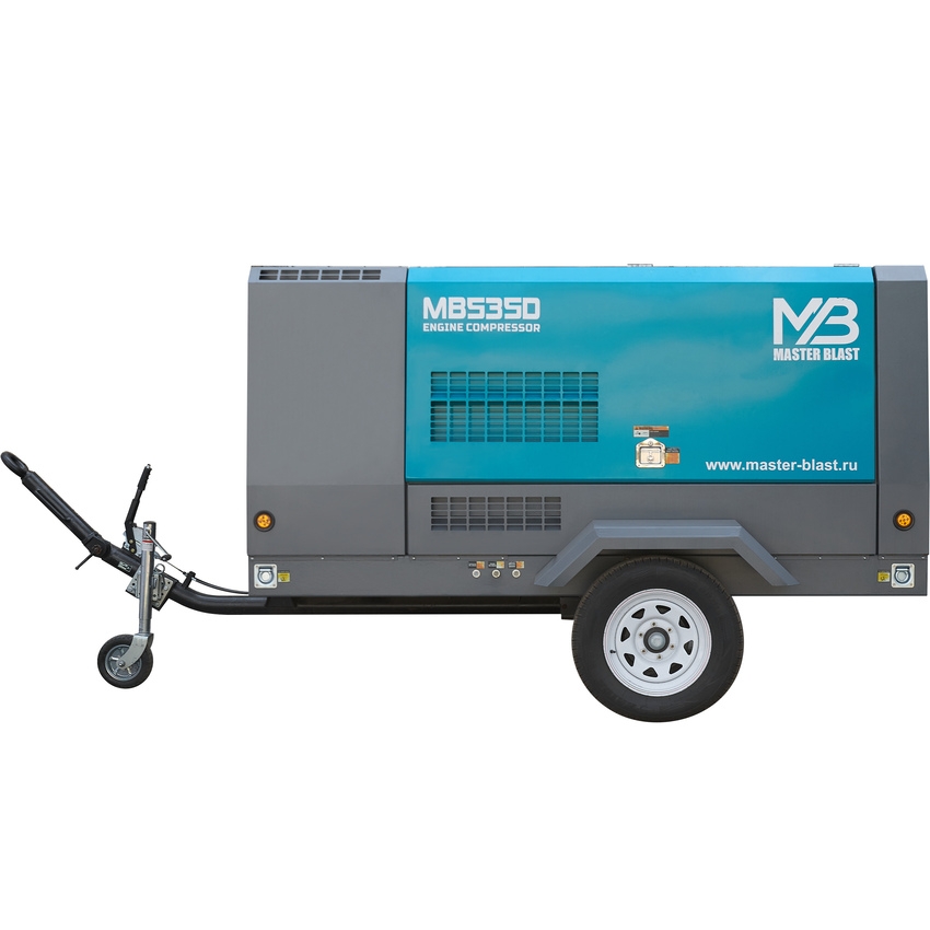 Винтовой дизельный компрессор Master Blast MB-535D-10