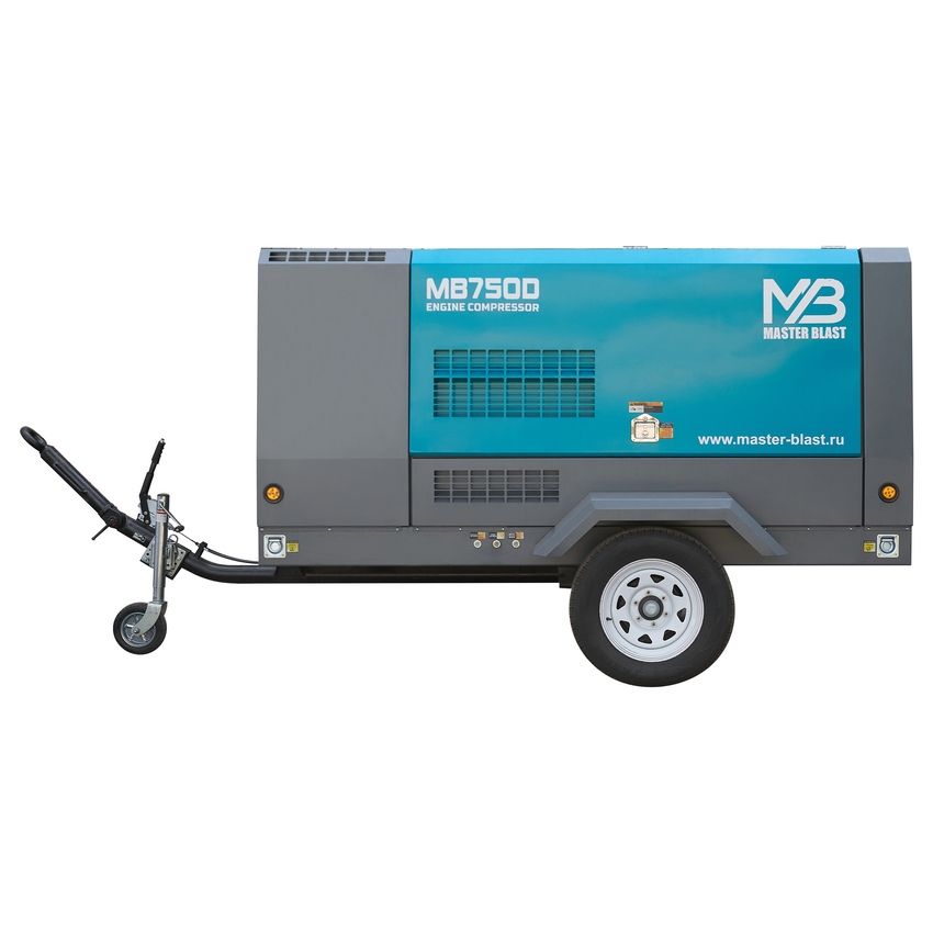 Винтовой дизельный компрессор Master Blast MB-750D-21
