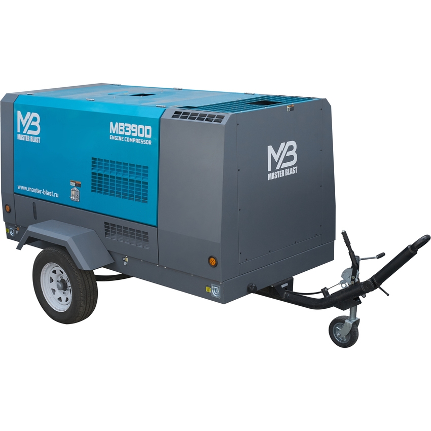 Винтовой дизельный компрессор Master Blast MB-390D-10