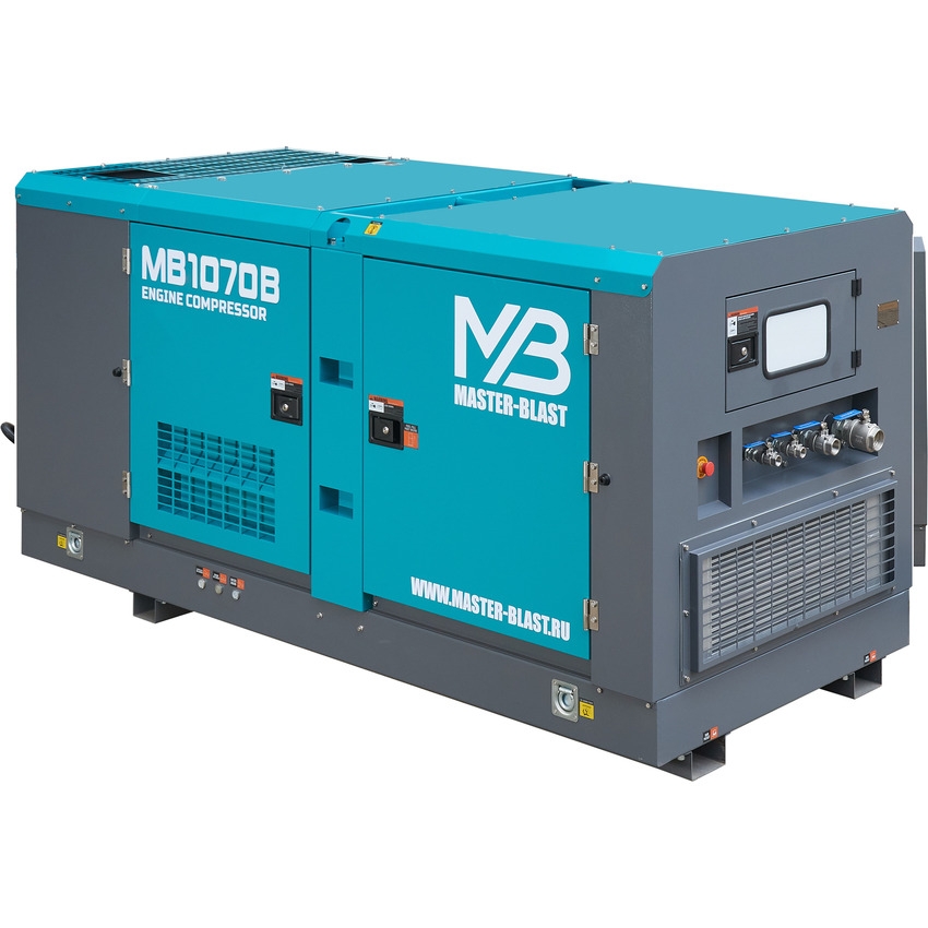 Винтовой дизельный компрессор Master Blast MB-1070B-25