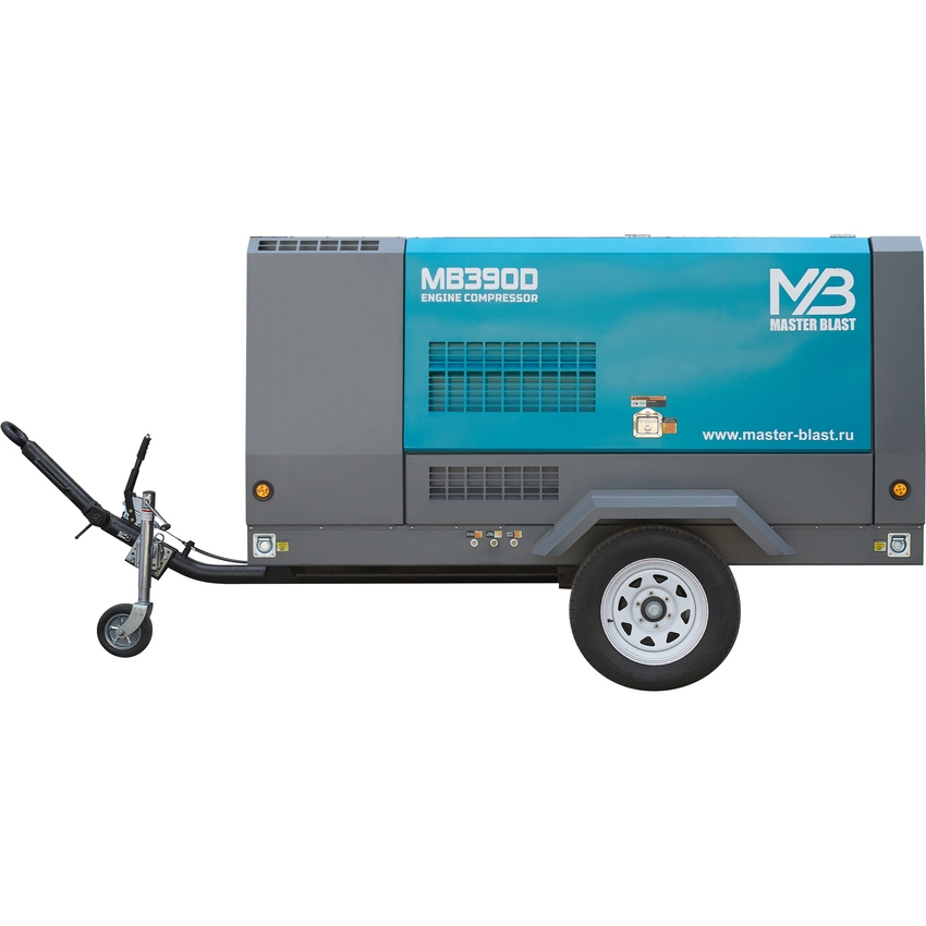 Винтовой дизельный компрессор Master Blast MB-390D-15