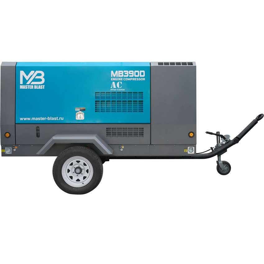 Винтовой дизельный компрессор Master Blast MB-390D-10+AC
