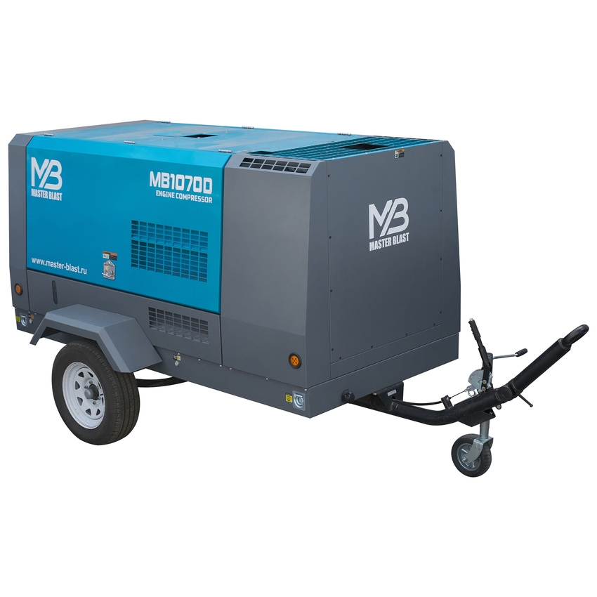 Винтовой дизельный компрессор Master Blast MB-1070D-25
