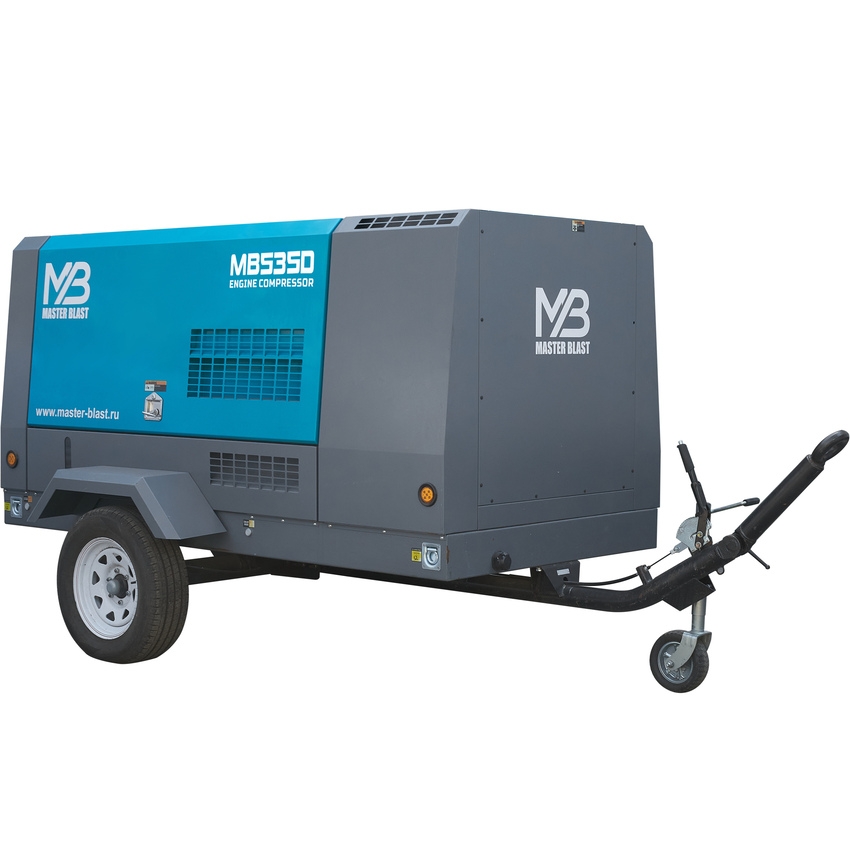 Винтовой дизельный компрессор Master Blast MB-535D-10