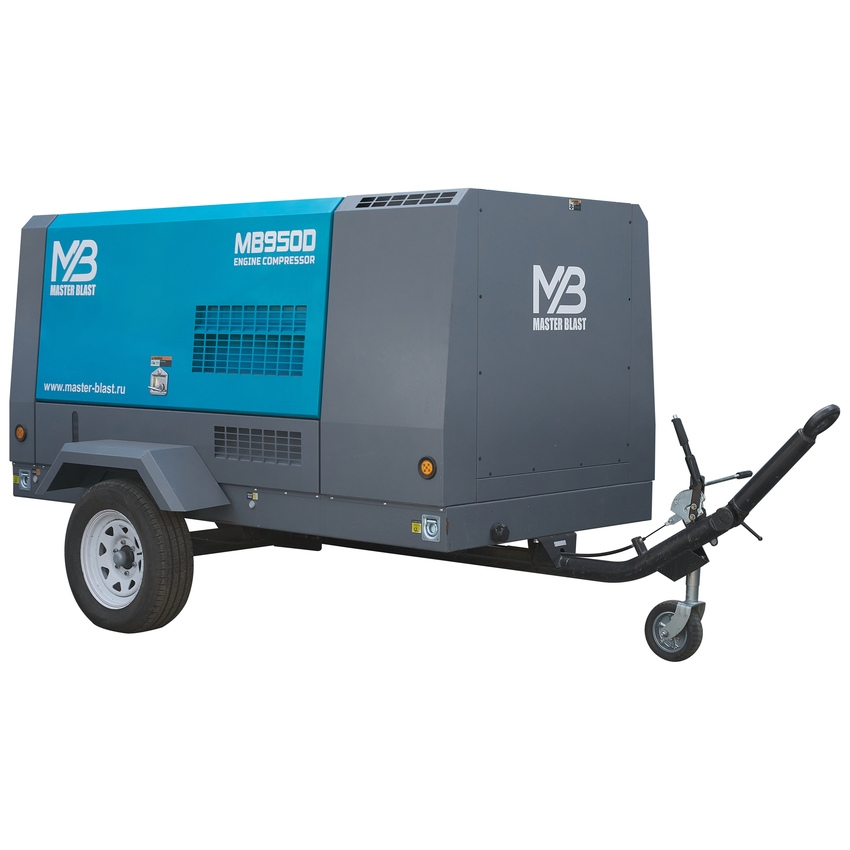 Винтовой дизельный компрессор Master Blast MB-950D-10