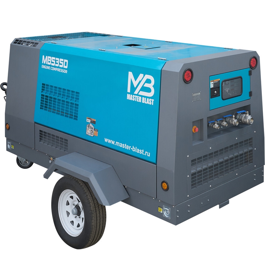 Винтовой дизельный компрессор Master Blast MB-535D-10