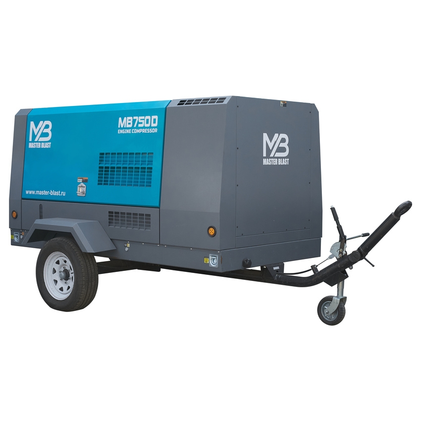 Винтовой дизельный компрессор Master Blast MB-750D-12